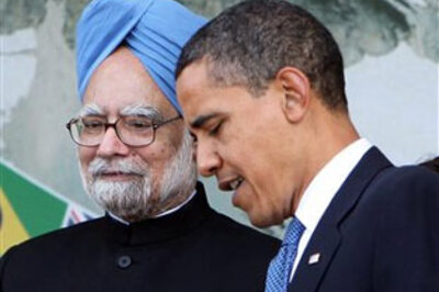 Manmohan meets Obama during G8 meeting