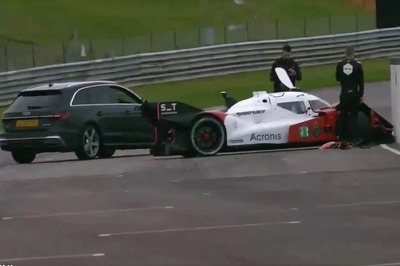 Self-Driving Racecar Crashes at the First Ever Roborace Autonomous-Vehicle Competition