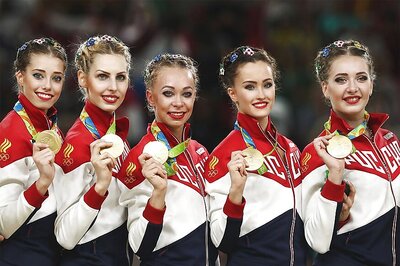 Rio 2016: Russia Win Fifth group All-Around Gold in Rhythmic Gymnastics