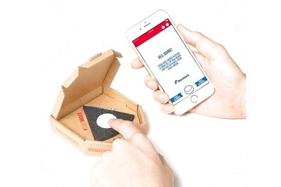 You can now order Domino's pizza at the touch of just one button