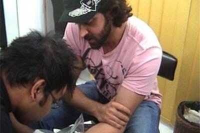 Exclusive Pics: Hrithik's 'Sussane' tattoo!