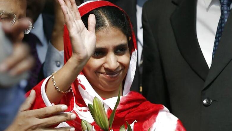 Geeta given rousing welcome in Indore
