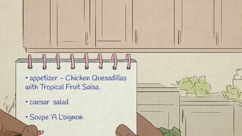 How to Serve a Full Course Meal