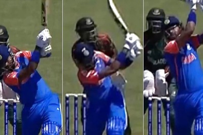 6, 6, 6: Hardik Pandya's Absolute Carnage in India Jersey with Hat-trick of Sixes to Tanvir Islam in WC Warm-up | WATCH