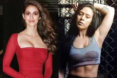 Disha Patani Sports Maroon Dress, Krishna Wants to Know Its Size