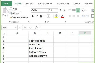 How to Separate First Names and Last Names Into Separate Fields in a Microsoft Excel List