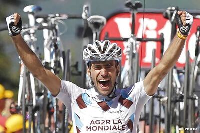 Riblon takes Tour de France mountain leg