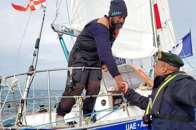 Proud Moment: Indian Adventurer Becomes 1st Asian to Sail Around The World in Toughest 30,000 Miles Race