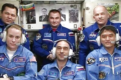 Three Astronauts Join Expedition 48 Crew Aboard ISS