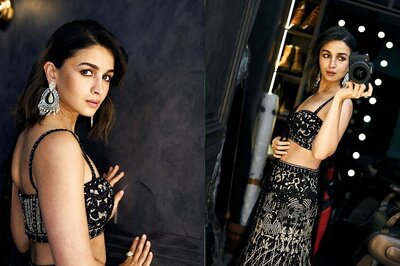 Alia Bhatt Dons Luxurious Black Velvet Lehenga At Anant Ambani-Radhika Merchant's Glamorous Sangeet