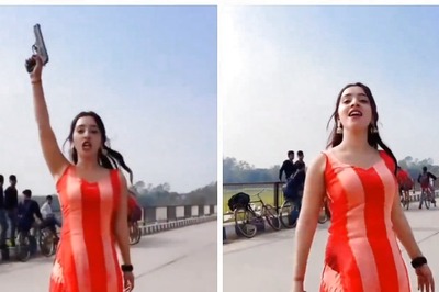 Woman Brandishing Gun In Middle Of Lucknow Road, Video Goes Viral | Watch