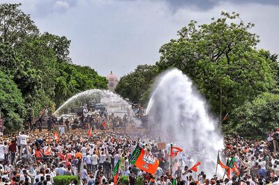 BJP Stages Protest Against Rajasthan Govt Near Secretariat, Cops Use Water Cannons
