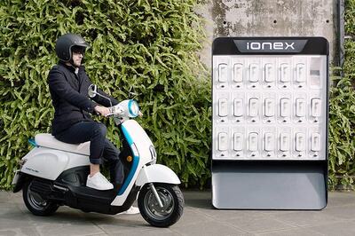 Kymco Ionex Electric Scooter Solution First Look - Watch Video