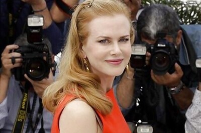 Nicole Kidman collides with a photographer's bike