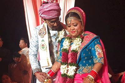 Bharti Singh Marries Haarsh Limbachiyaa in This Fantasy Beach Wedding; See Pics