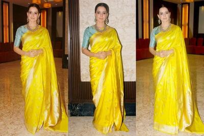 Complement Handloom Sarees In Winter With Silver Jewellery