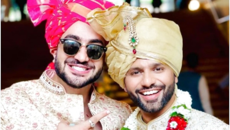 Rahul Vaidya Poses All Smiles with Aly Goni Ahead of His Wedding, See Pic