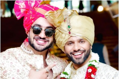 Rahul Vaidya Poses All Smiles with Aly Goni Ahead of His Wedding, See Pic