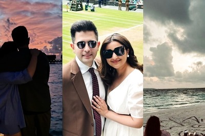 Parineeti Chopra And Raghav Chadha Celebrate First Wedding Anniversary With Beach Walk And Cycling; See Here