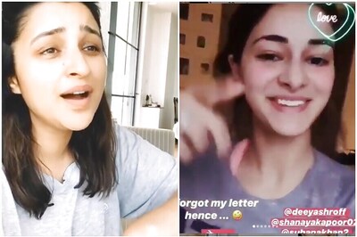 Ananya Panday, Parineeti Chopra Take Up 'Quarantakshri Challenge' During Social Distancing