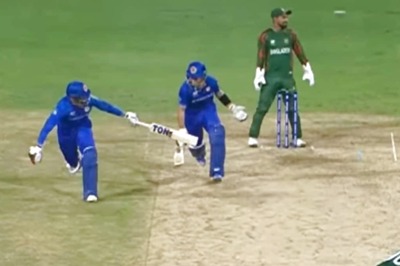 WATCH: Afghanistan's Rahmanullah Gurbaz, Azmatullah Omarzai Involved in ‘Comedy Of Errors' Mix-Up Against Bangladesh