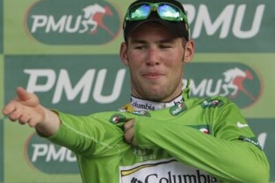 Cavendish wins Tour de France's second stage