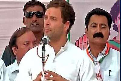 Rahul Gandhi addresses election rally in Amethi