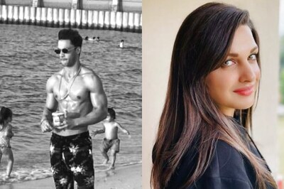 Asim Riaz Flaunts Washboard Abs on the Beach, Himanshi Khurana Drops Playful Comment