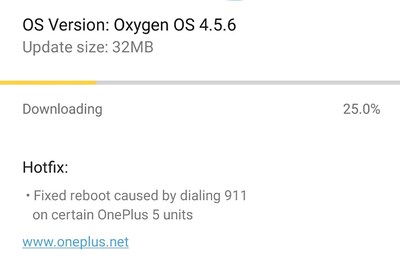 OnePlus 5 Gets New Software Update to Fix '911 Reboot' Glitch