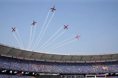 Watch: Suryakiran Aerobatics Team Produces a Spectacular Show Ahead of World Cup Final
