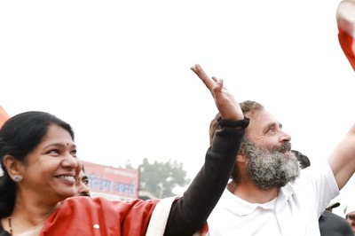 DMK Leader Kanimozhi Joins 'Bharat Jodo Yatra' in Haryana