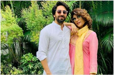 Ayushmann Khurrana Secretly Clicks Wife Tahira 'Napping' With Their Cute Pet, See Pic