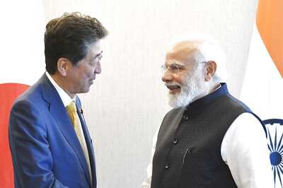 Modi Reconnects with Suga, Abe, Mori as the Three Former Japanese PMs Call on Him in Tokyo
