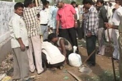 No trace of boy trapped in drain