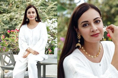 Dia Mirza’s White Comfy Co-ord Set Is Perfect For Evening Outings, See Pics