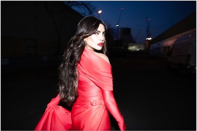 Priyanka Chopra Channels 'Spacewoman' Vibes in Futuristic Red Dress