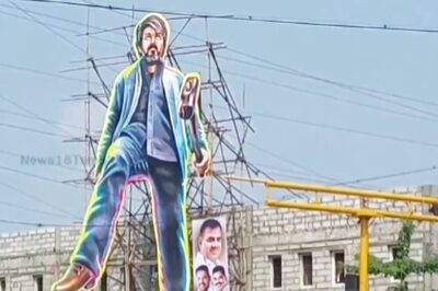 In Puducherry, Vijay Fans Decorate City With Posters To Celebrate The Film’s Release