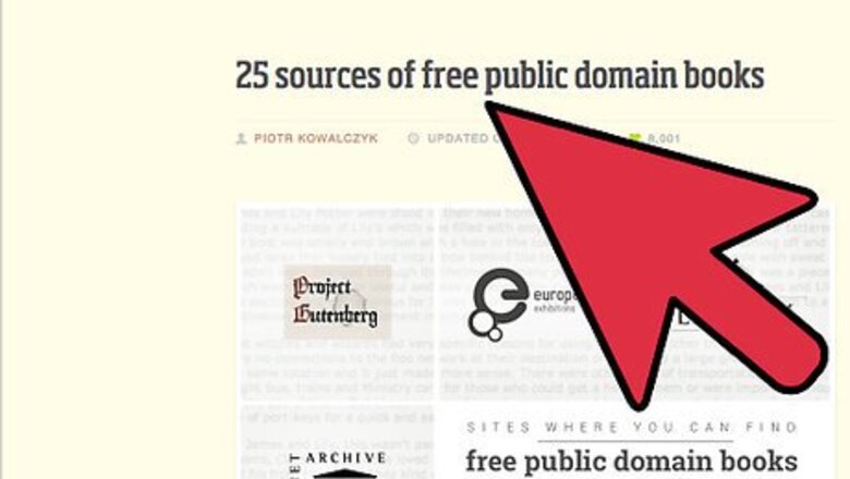 How to Find Public Domain Materials