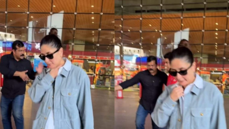 Kareena Kapoor Khan Aces The Denim On Denim Look As She Gets Captured At The Airport, Watch