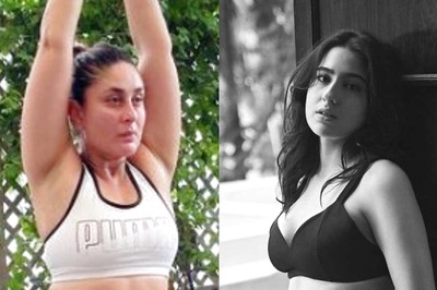 Kareena Kapoor Aces Complex Yoga Positions; Sara Ali Khan Stuns in Black Bralette and Long Skirt