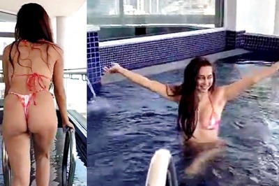 Anusha Dandekar Flaunts Her Curves In A Thong Bikini, Sets Internet On Fire | Watch Video