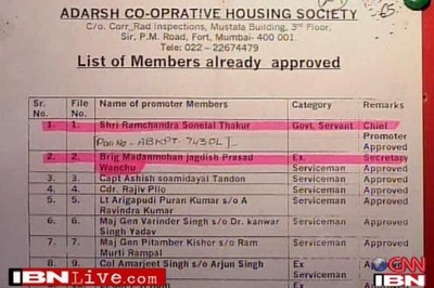 Adarsh scam: Army officers role to be probed