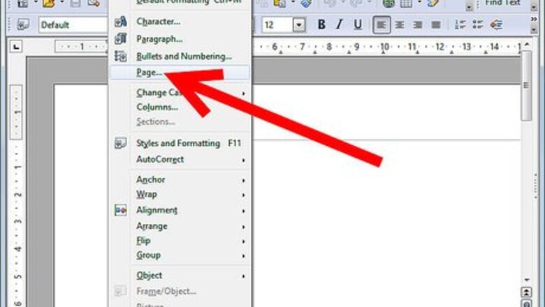 How to Change Margins in OpenOffice
