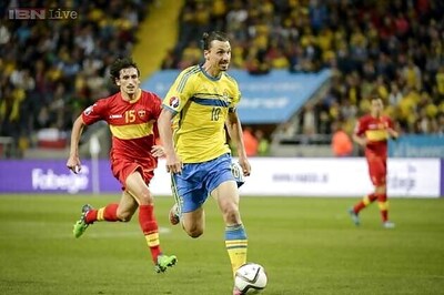 Ibrahimovic double secures Sweden win over Montenegro