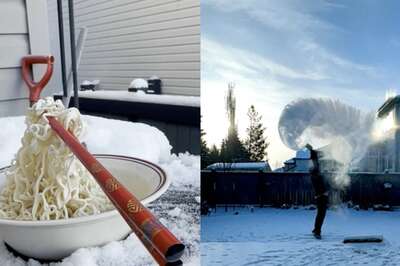 Solid Egg Yolk, Jaw-Dropping Icicles And More: Crazy Videos Show Impact Of Extreme Cold In Canada