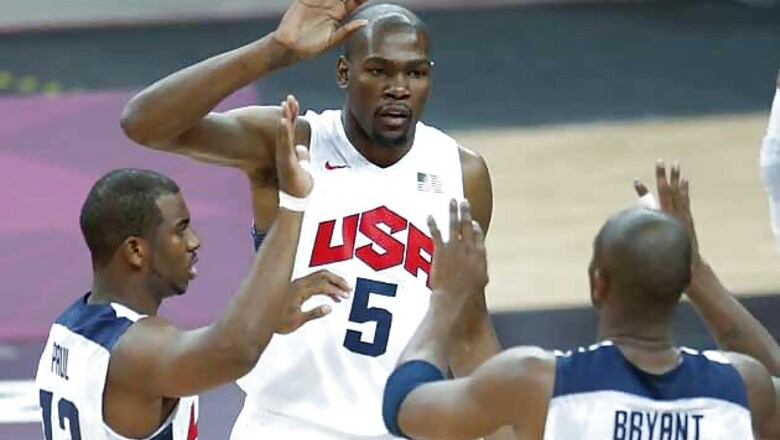 US men beat France 98-71 in Olympic basketball