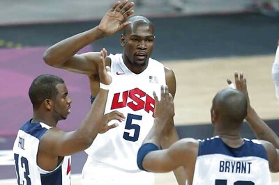US men beat France 98-71 in Olympic basketball