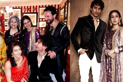Sara Ali Khan Celebrates Diwali With 'Pataudi Parivaar', Shares Family Portrait With Dad, Grandma; Photos