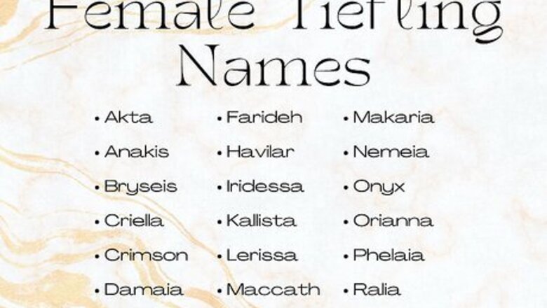 The Ultimate Tiefling Character Name Generator for D&D