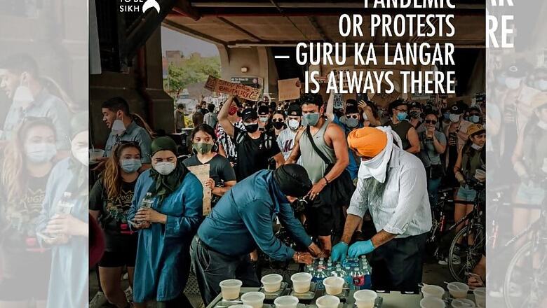 A Gurudwara in New York is Serving Langar to Black Lives Matter Protesters